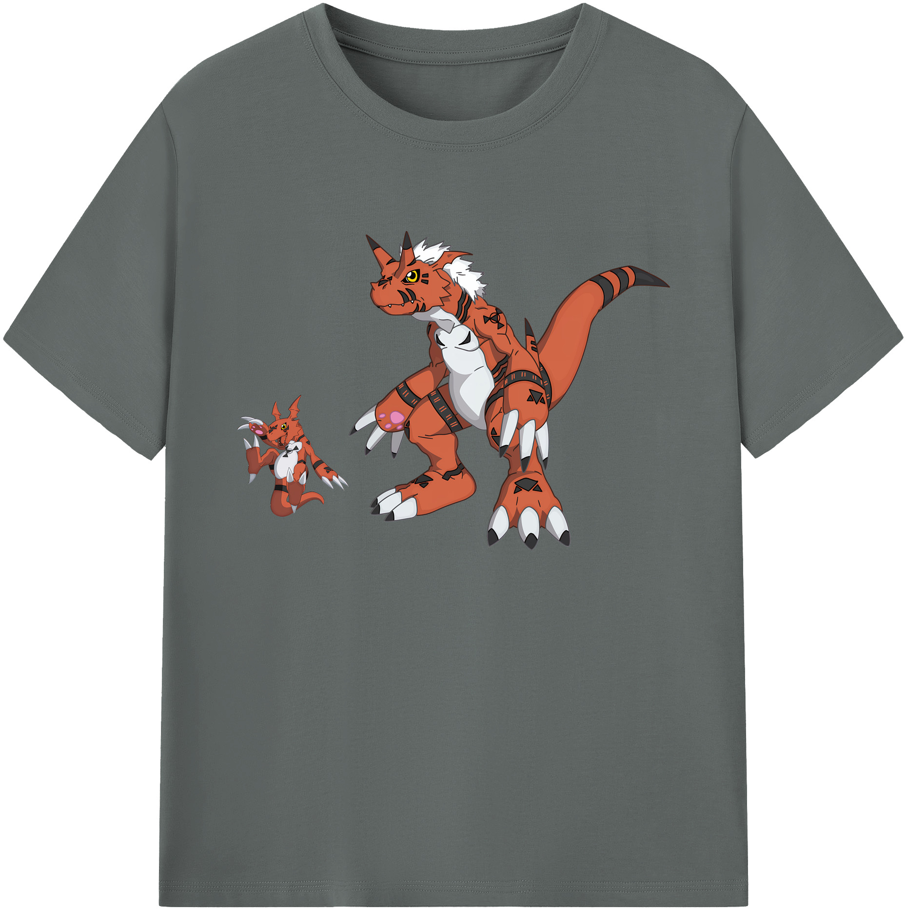 （画像用） Digimon デジタルモンスター/デジモン 綿100％ メンズ半袖Tシャツ｜肌触りやわらか＆通気性